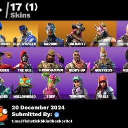 ✅ 17 skins | Blue Team Leader | Blue Striker | Carbide | Calamity | Drift | Battlehawk | Sun Strider | The Ace | Sledgehamm ✅PC/PSN/XBX/Switch✅ Full Access✅m375 0